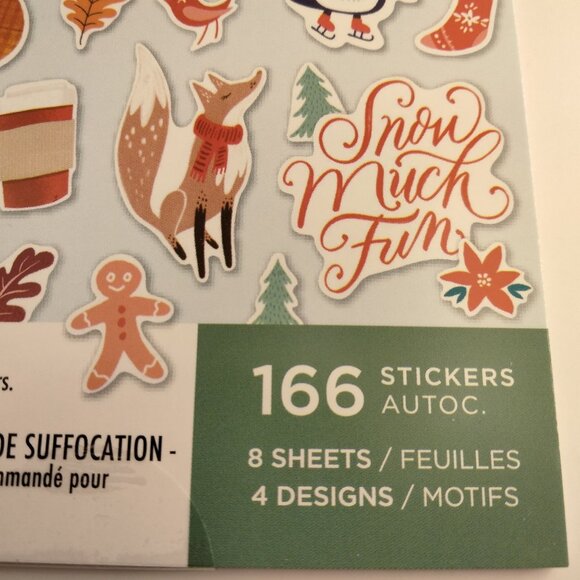 Seasonal Stickers Set 166 Count Fall Winter Spring Summer American Greetings - Picture 9 of 10
